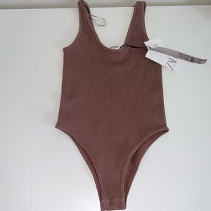 zara purple bodysuit